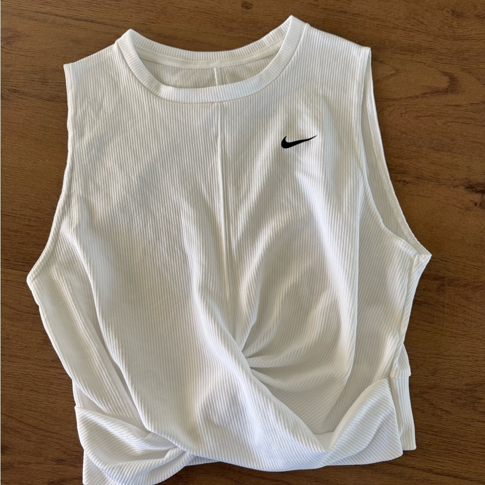 Nike Women's White Sleeveless Top